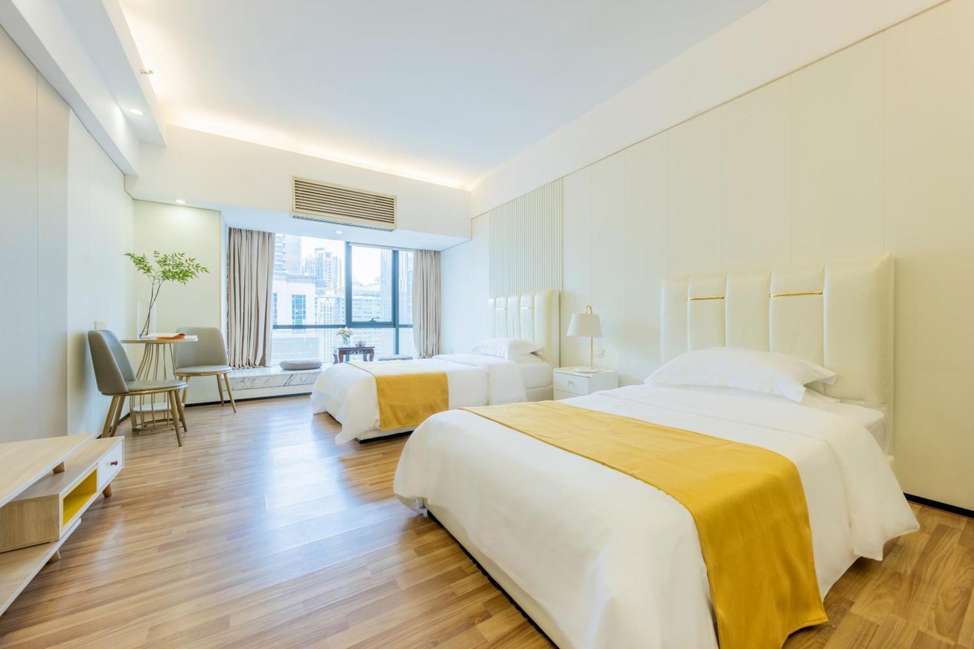 Lavande International Aparthotel Us Consulate General Guangzhou Zhujiang New Town Metro Branch - Free Shuttle Bus To Canton Fair Complex During Canton Fair Period & Free Vpn Internet Access Eksteriør billede